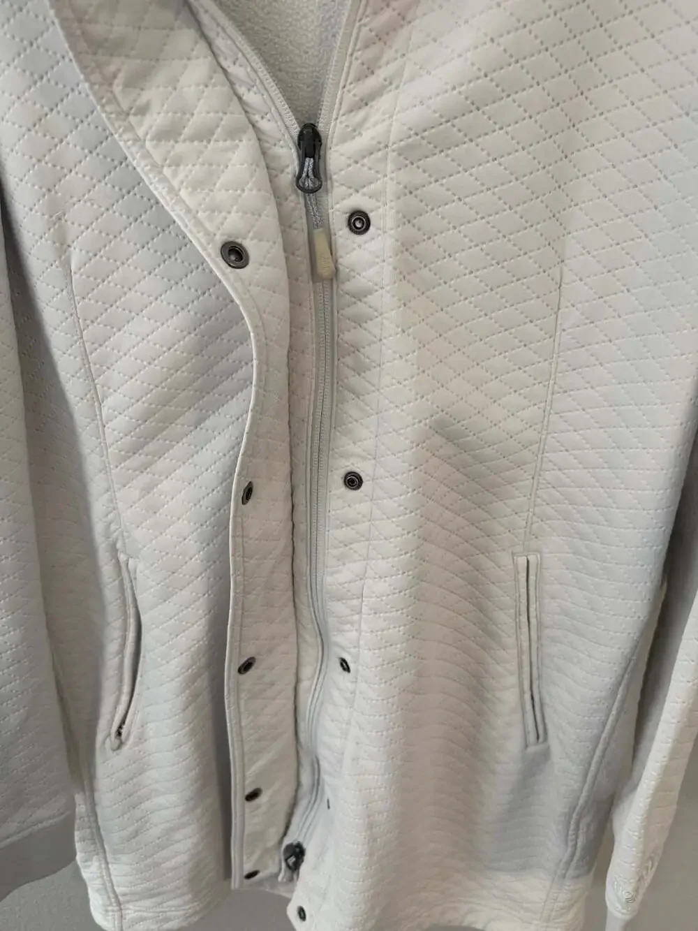 The North Face Women's Quilted Full Zip Hoodie Jacket Size Medium